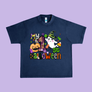 My 1st Halloween Urban Heavy Tee Designed By Barkaloodesign