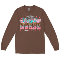 Chestnut blessed nurse Long Sleeve Tee - texasbilliewilder