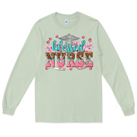 Matcha blessed nurse Long Sleeve Tee - texasbilliewilder