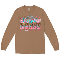Toasted Coconut blessed nurse Long Sleeve Tee - texasbilliewilder