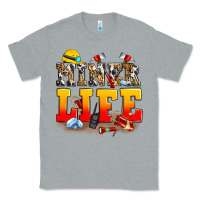 Heather Grey miner life Classic Tee - Zillion Design Studio
