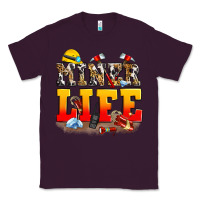 Plum miner life Classic Tee - Zillion Design Studio