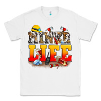 White miner life Classic Tee - Zillion Design Studio