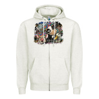 Oatmeal Heather Autism Zipper Hoodie - SublimationCraftShop