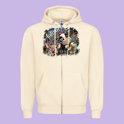 Autism Zipper Hoodie Designed By Sublimationcraftshop