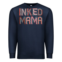 Navy inked mama Premium Sweatshirt - JahusDesignShop