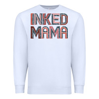 White inked mama Premium Sweatshirt - JahusDesignShop