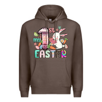 Coffee my first easter Premium Hoodie - MaliasSmallBusiness