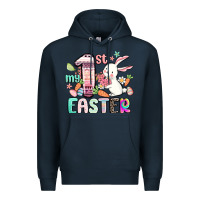 Navy my first easter Premium Hoodie - MaliasSmallBusiness