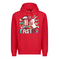 Red my first easter Premium Hoodie - MaliasSmallBusiness