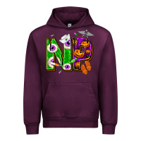 Mauve Wine halloween np nurse practitioner Urban Hoodie - NancyCooperArtShop
