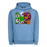 Pigment Pebble Blue halloween np nurse practitioner Urban Hoodie - NancyCooperArtShop