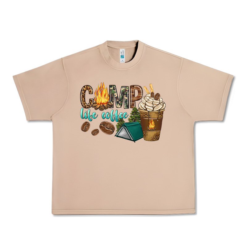 Camp Life Coffee With Coffee Cup Urban Heavy Tee by texasbilliewilder | Teevron