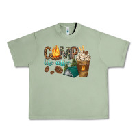 Oil Green camp life coffee with coffee cup Urban Heavy Tee - texasbilliewilder