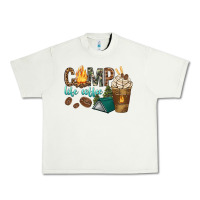 Pistachio camp life coffee with coffee cup Urban Heavy Tee - texasbilliewilder