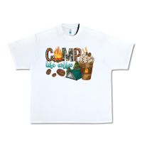White camp life coffee with coffee cup Urban Heavy Tee - texasbilliewilder