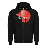 Black red baseball helmet fa element Zipper Hoodie - FaDigitalArtStudio