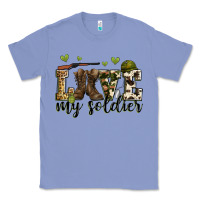 Colony Blue love my soldier Classic Tee - Zillion Design Studio