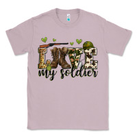 Lilac love my soldier Classic Tee - Zillion Design Studio
