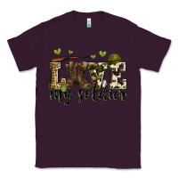Plum love my soldier Classic Tee - Zillion Design Studio