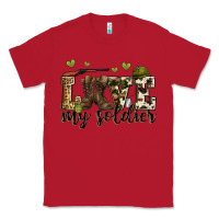 Red love my soldier Classic Tee - Zillion Design Studio