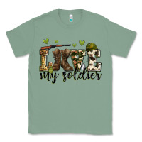 Sage love my soldier Classic Tee - Zillion Design Studio