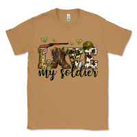 Toasted Coconut love my soldier Classic Tee - Zillion Design Studio