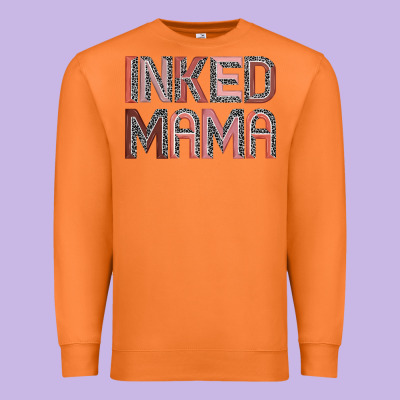 Inked Mama Premium Sweatshirt Designed By Jahusdesignshop