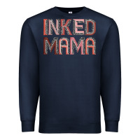 Navy inked mama Premium Sweatshirt - JahusDesignShop