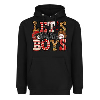 Black let's do this boys baseball Heavyweight Hoodie - Jasminsmagicworld