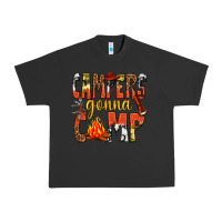 Pigment Black campers gonna camp western Urban Heavy Tee - texasbilliewilder