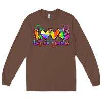 Chestnut love has no gender Long Sleeve Tee - Zillion Design Studio