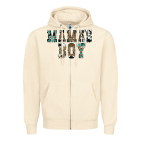 Sandshell Western Mama's Boy Zipper Hoodie - CowhideDigitalArt