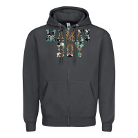 Smoke Western Mama's Boy Zipper Hoodie - CowhideDigitalArt