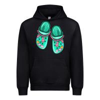 Black nurse crocs Urban Hoodie - MaliasSmallBusiness