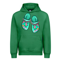 Emerald nurse crocs Urban Hoodie - MaliasSmallBusiness