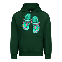 Forest Green nurse crocs Urban Hoodie - MaliasSmallBusiness