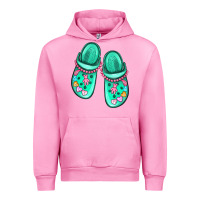 Fuchsia Pink nurse crocs Urban Hoodie - MaliasSmallBusiness