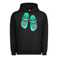 Pigment Black nurse crocs Urban Hoodie - MaliasSmallBusiness