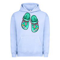 Pigment Grape Ice nurse crocs Urban Hoodie - MaliasSmallBusiness