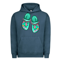 Pigment Midnight Navy nurse crocs Urban Hoodie - MaliasSmallBusiness