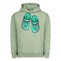 Pigment Oil Green nurse crocs Urban Hoodie - MaliasSmallBusiness