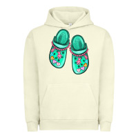 Pigment Pistachio nurse crocs Urban Hoodie - MaliasSmallBusiness