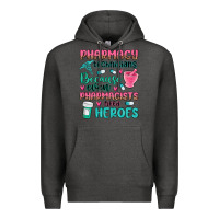 Charcoal Heather pharmacy technicians Premium Hoodie - MaliasSmallBusiness