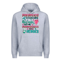 Heather Grey pharmacy technicians Premium Hoodie - MaliasSmallBusiness