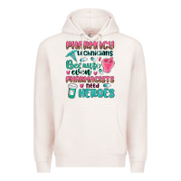 Pale Pink pharmacy technicians Premium Hoodie - MaliasSmallBusiness