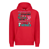 Red pharmacy technicians Premium Hoodie - MaliasSmallBusiness