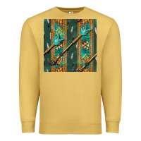 Antique Gold aztec and arrow Premium Sweatshirt - BundleAndBundleShop