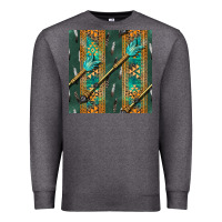Charcoal Heather aztec and arrow Premium Sweatshirt - BundleAndBundleShop