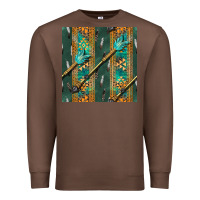 Chestnut aztec and arrow Premium Sweatshirt - BundleAndBundleShop